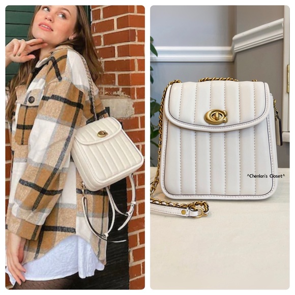 Coach Handbags - 🔥Coach Madison Convertible Backpack 18 With Quilting